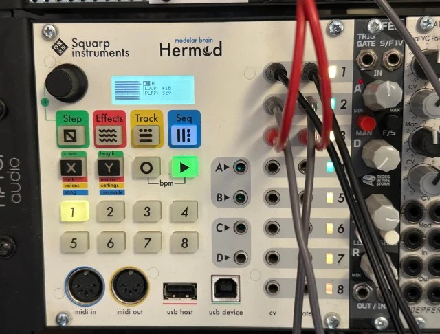 Squarp Instruments Hermod Sequencer - Interface (Λευκό)