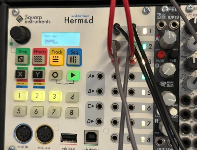 Squarp Instruments Hermod Sequencer - Interface (Λευκό)