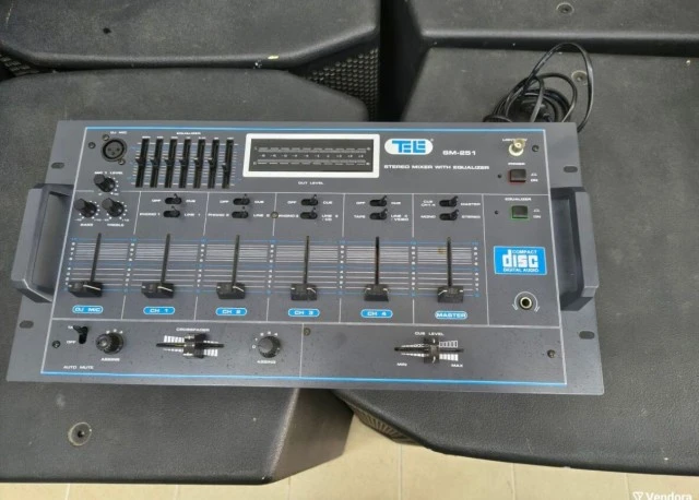 Vintage DJ Μίκτης TELE SM-251 με Equalizer