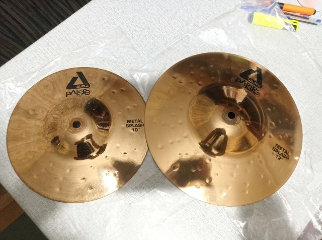 PAISTE ALPHA METAL SPLASH 10+12 