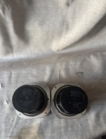 ζευγάρι Vintage Mid-range μεγάφωνα Coral MD-50
