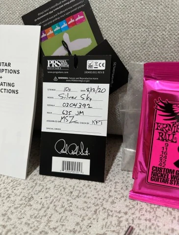 PRS Silver Sky USA Frost White 2020 excellent 2000€