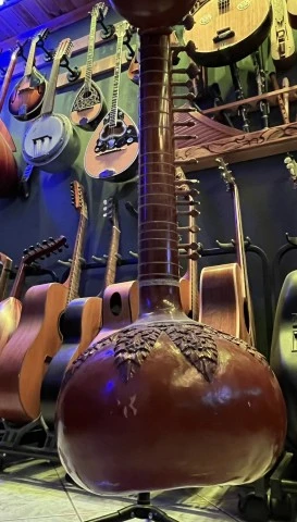 Ινδικό Σιτάρ - Ravi Shankar Style - Διπλό Αντηχείο