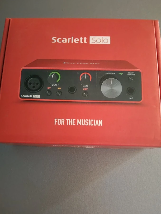 Focusrite Scarlett Solo 3rd Gen κάρτα ήχου