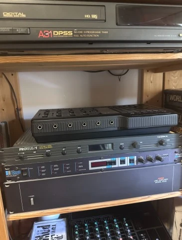 The Fostex Model 5030 vintage 8-channel line amp
