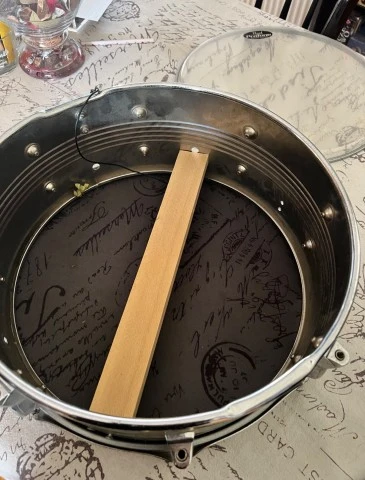 E-snare custom / ταμπουρο - δωρο δερμα