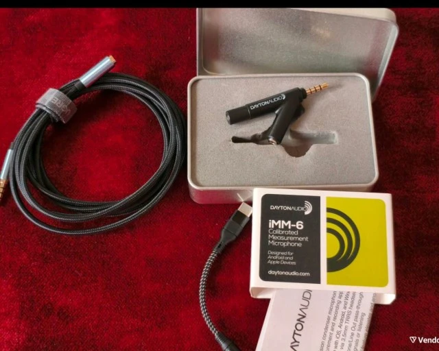 Dayton Audio iMM-6 μικρόφωνο μετρήσεων σχεδόν αχρησιμοπ
