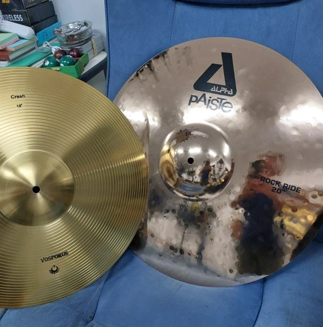 PAISTE ALPHA ROCK RIDE 20" + ΔΩΡΟ  CRASH 16" TURKEY.