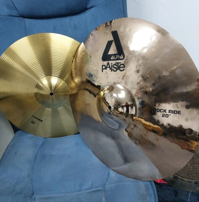 PAISTE ALPHA ROCK RIDE 20" + ΔΩΡΟ  CRASH 16" TURKEY.