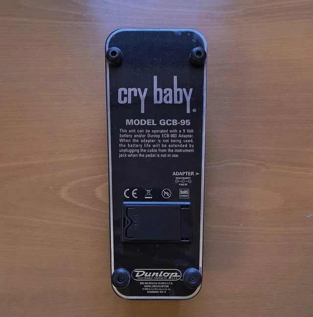 Dunlop Electric Guitar WahWah Pedal GCB95 Cry Baby