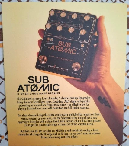 DSM & Humboldt Sub Atomic Bass Preamp