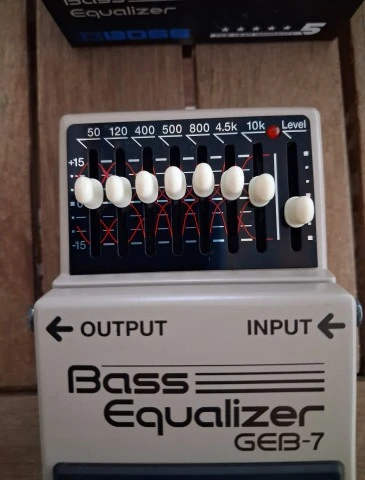 Boss Bass EQ Pedal GEB-7