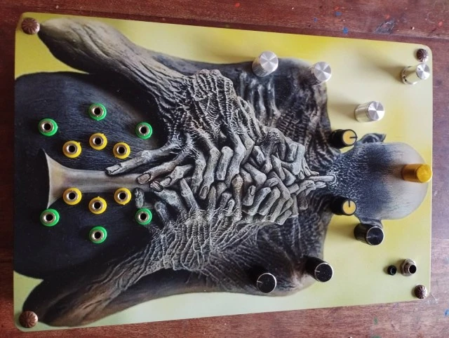 Handmade drone synth