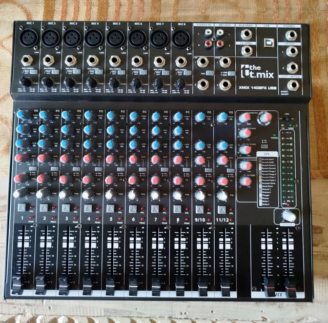 The t.mix xmix 1402FX USB κονσόλα ήχου