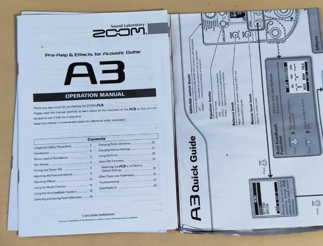 Zoom A3 Acoustic Remodeling 