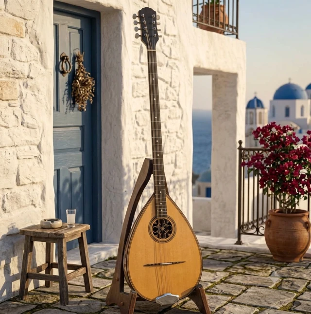 Χειροποίητο Τρίχορδο Μπουζούκι - Γιώργος Καρέλλας