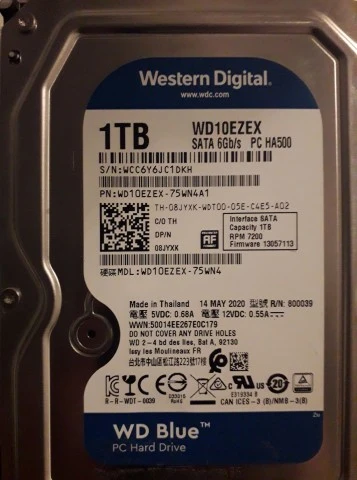 Σκληρός Δίσκος WD Blue 1TB