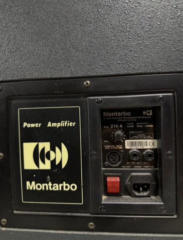 Πωλούνται Ζεύγος Ενεργά Ηχεία Montarbo 210 A (2-Way Pow