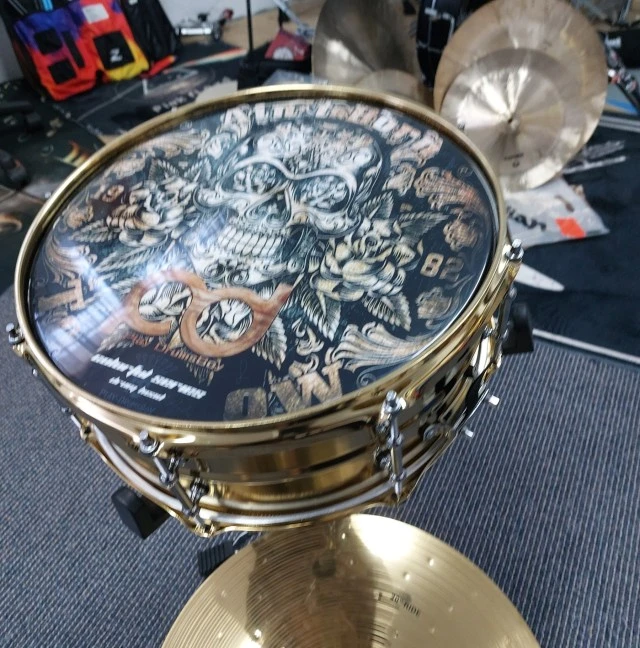  REMO GOLD METAL SNARE 14"×6,5" ΚΑΙΝΟΥΡΓΙΟ + RIDE 20"