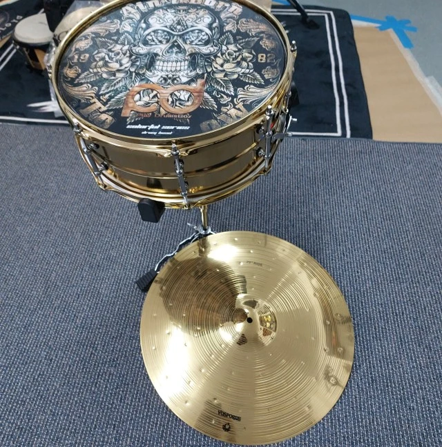  REMO GOLD METAL SNARE 14"×6,5" ΚΑΙΝΟΥΡΓΙΟ + RIDE 20"