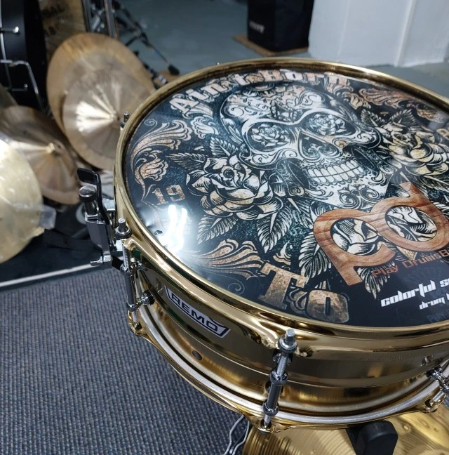 REMO GOLD METAL SNARE 14"×6,5" ΚΑΙΝΟΥΡΓΙΟ + RIDE 20"