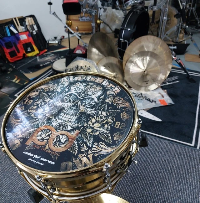  REMO GOLD METAL SNARE 14"×6,5" ΚΑΙΝΟΥΡΓΙΟ + RIDE 20"