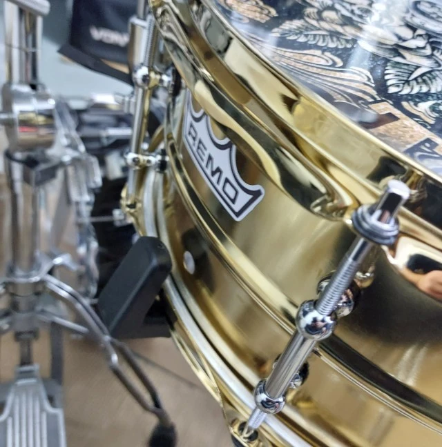  REMO GOLD METAL SNARE 14"×6,5" ΚΑΙΝΟΥΡΓΙΟ + RIDE 20"