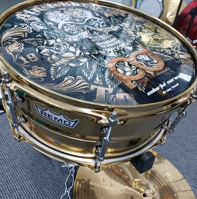  REMO GOLD METAL SNARE 14"×6,5" ΚΑΙΝΟΥΡΓΙΟ + RIDE 20"