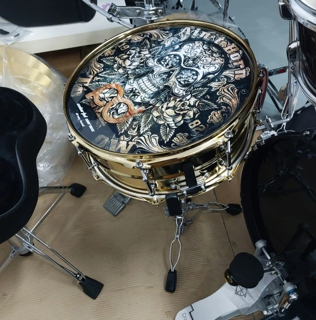  REMO GOLD METAL SNARE 14"×6,5" ΚΑΙΝΟΥΡΓΙΟ + RIDE 20"