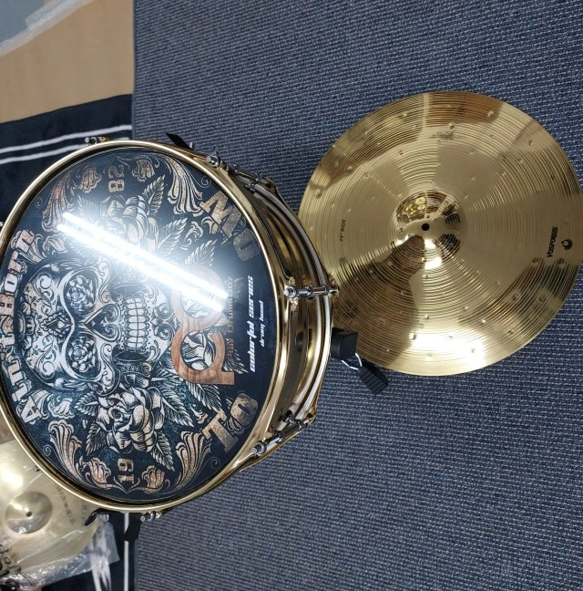  REMO GOLD METAL SNARE 14"×6,5" ΚΑΙΝΟΥΡΓΙΟ + RIDE 20"