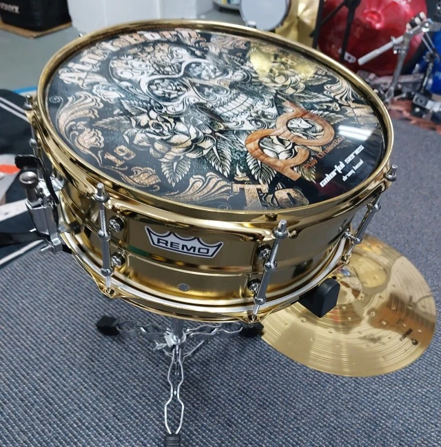  REMO GOLD METAL SNARE 14"×6,5" ΚΑΙΝΟΥΡΓΙΟ + RIDE 20"