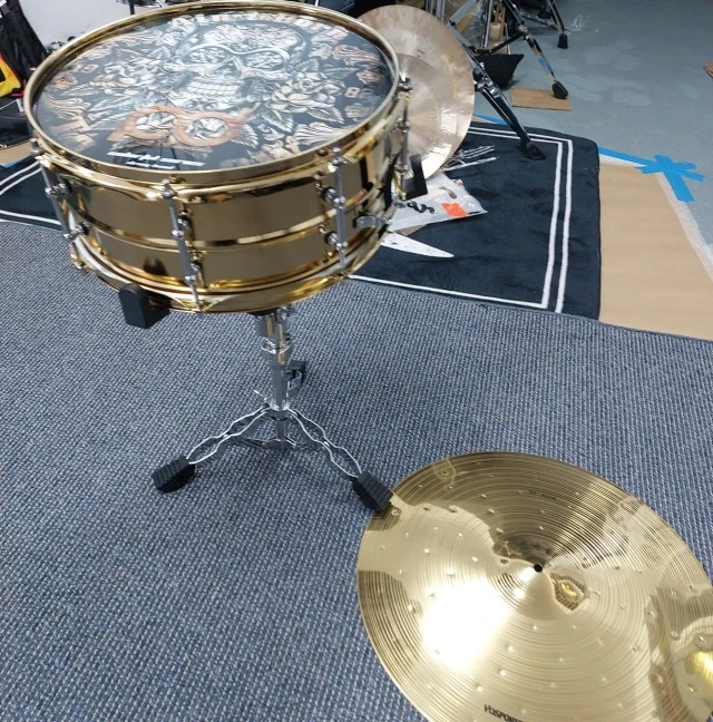  REMO GOLD METAL SNARE 14"×6,5" ΚΑΙΝΟΥΡΓΙΟ + RIDE 20"