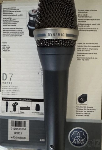 AKG D7 Dynamic vocal microphone Sauperca