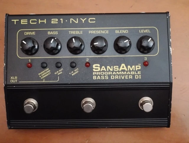 Tech 21 SansAmp Bass Driver DI Programmable