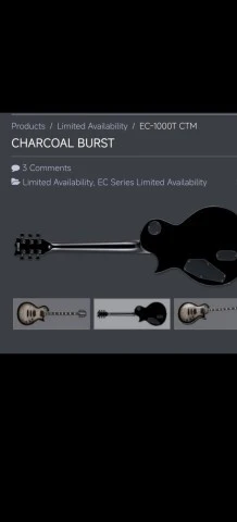 LTD EC 1000T Charcoal Burst 