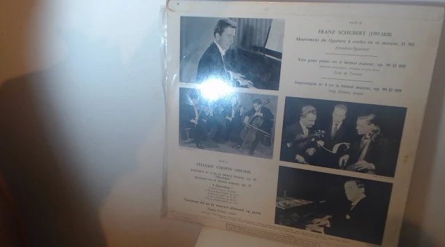 LP Chopin-Schubert Pieces choisies Deutsche Grammophon