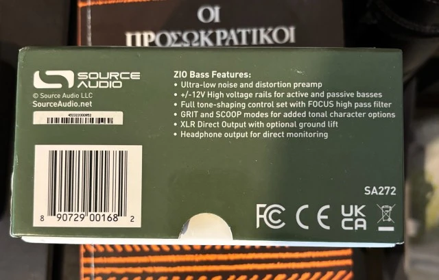 Source Audio ZIO Analog Bass Preamp + DI