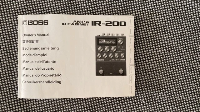 Boss IR 200 amp &amp; cab