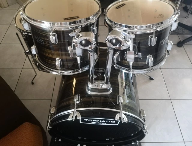 Mapex Tornado Studio Kit Brown Wood Grain Color