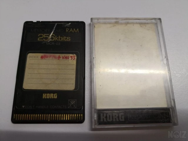 動作品☆KORG MCR-03 MEMORY CARD RAM 256bytes Korg MCR-03 Memory Card 256kbits RAM