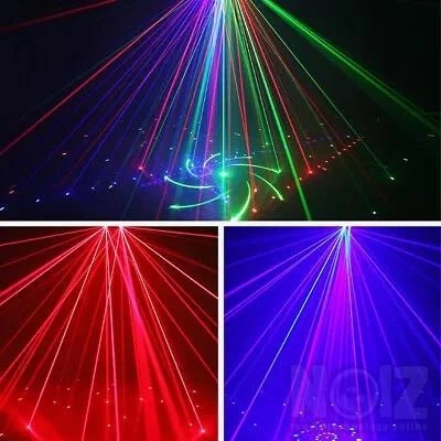 Laser 27 eyes rgb led