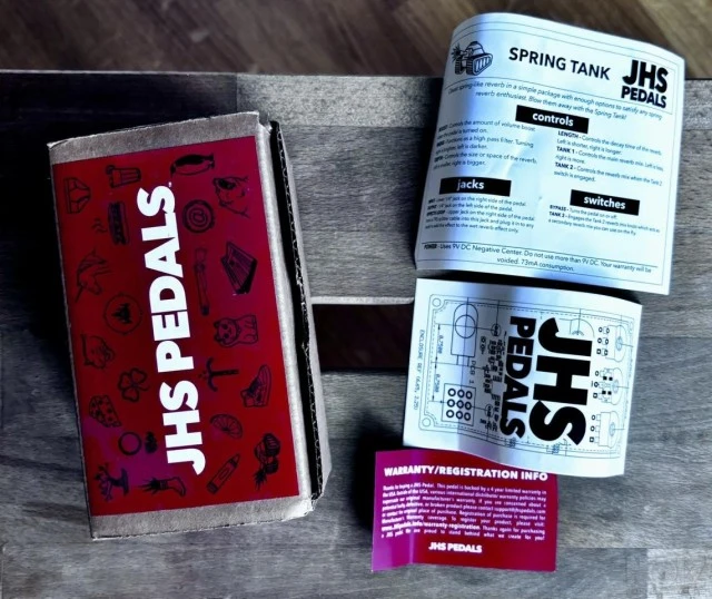 JHS PEDALS SPRING TANK REVERB