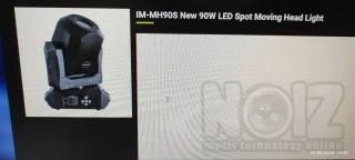 Κεφαλές robot IMPRELAX 90W led (ζεύγος) 