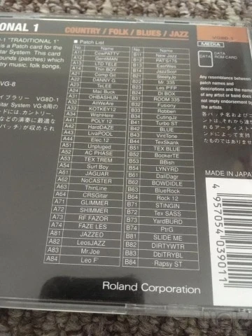 roland sound cards vg8