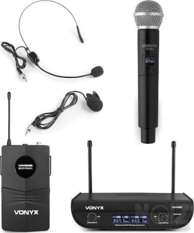 Vonyx WM82C Σετ Ασύρματο Δυναμικό Μικρόφ