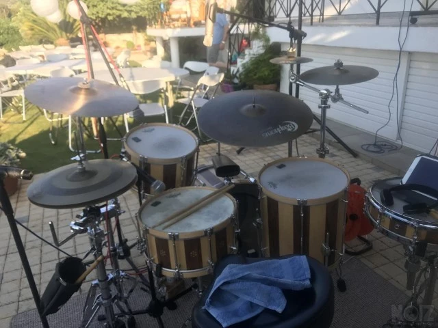 handmade set walnuts &amp; maple