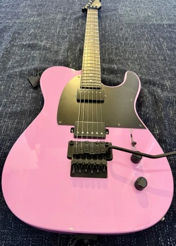 Custom Shred Machine (OQ Guitars) - Pink