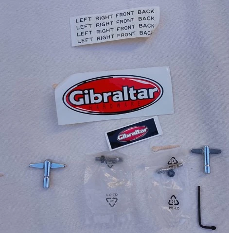 Gibraltar Chrome Series II Double Bass Drum Rack