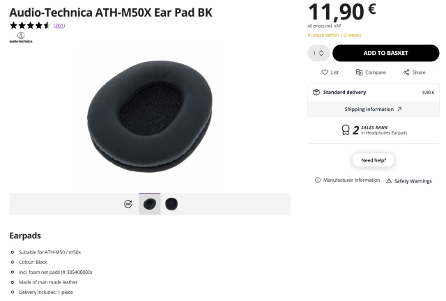 Audio-Technica ATH-M50X