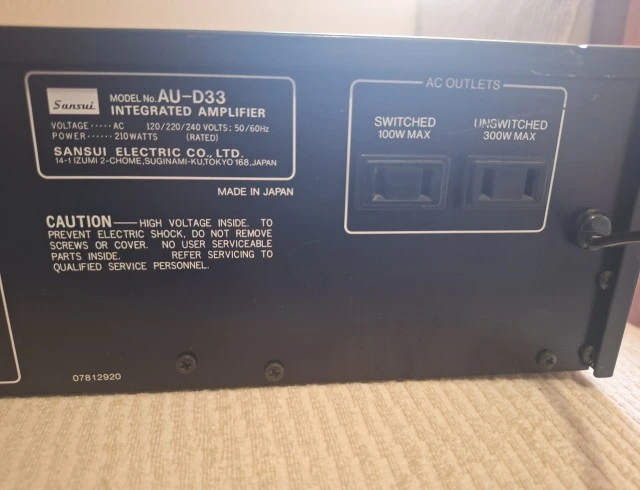 Sansui AU-D33